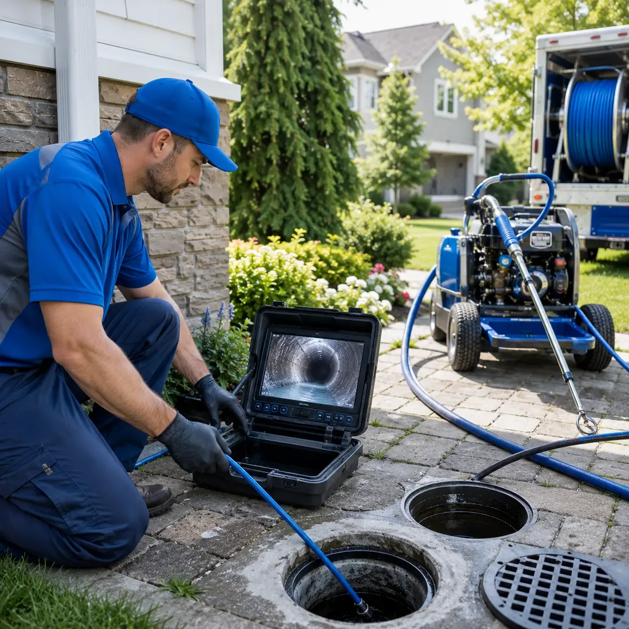 Outdoor drain cleaning professionals serving Wheatland, PA